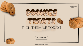 Online Editable Cookies Sale YouTube Thumbnail