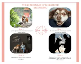 Online Editable Friendly Dog Storyboard