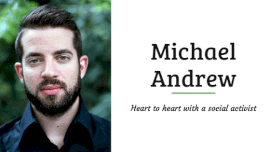 Online Editable White Social Activist Blog Banner