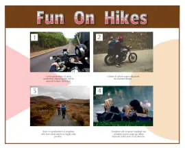 Online Editable Fun on Hiking Storyboard