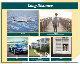 Online Editable Long Distance Graphic Design Storyboard
