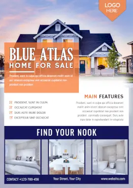 Online Editable Real Estate Home for Sale A4 Document