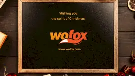 Online Editable Christmas Slideshow Logo Reveal