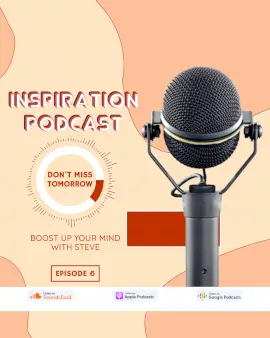 Online Editable 3D Text Inspiration Episode Podcast Audiogram