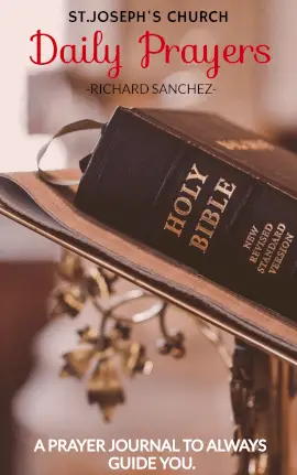 Online Editable Church Prayer Journal Book Cover