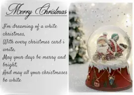 Online Editable Merry Christmas Wishes Postcard