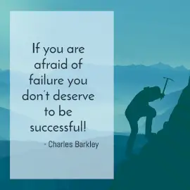 Online Editable Success and Failure Quotes by Charles Barkley Instagram Post