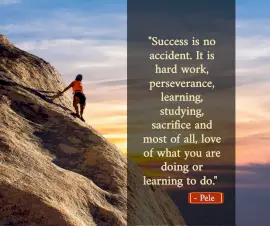 Online Editable Quotes on Success By Pele Facebook Post