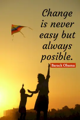 Online Editable Barack Obama's Quotes Pinterest Graphic