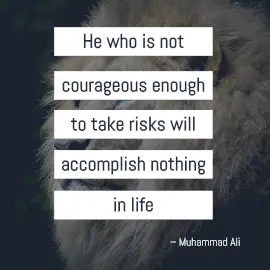Online Editable Motivational Quote by Muhammad Ali Instagram Post