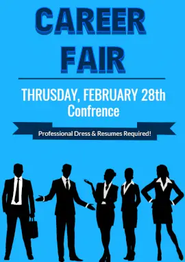 Online Editable Career Fair Magazine Cover