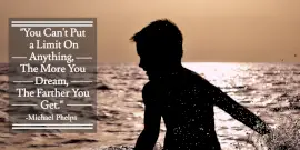 Online Editable Michael Phelps Dream Quotes Twitter Post