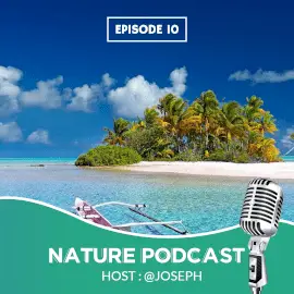 Online Editable Nature Podcast Instagram Post