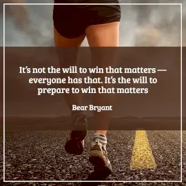 Online Editable Winning and Losing Quotes by Bear Bryant Instagram Post