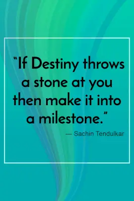 Online editable Sachin Tendulkar's Thoughts Pinterest Graphic