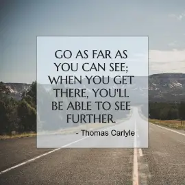 Online Editable Motivational Quotes by Thomas Carlyle Instagram Post