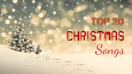 Online Editable Top Christmas Songs YouTube Thumbnail