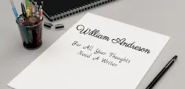 Online Editable Writer Marketing Materials Website