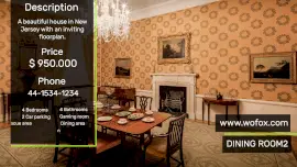 Online Editable Real Estate Interior Design Promo Video Slideshow