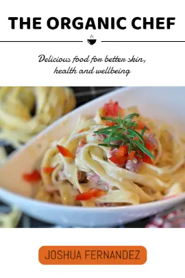 Online Editable Nutritious Organic Chef Pinterest Graphic