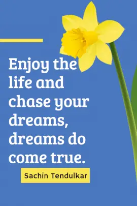 Online Editable Sachin Tendulkar's Dreams Do Come True Pinterest graphics