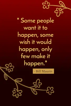Online Editable Bill Maurin's Make it Happen Pinterest Graphic