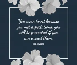 Online Editable Quotes on Expectations By Saji Ijiyemi Facebook Post