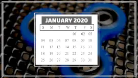 Online Editable Trending BG Calendar