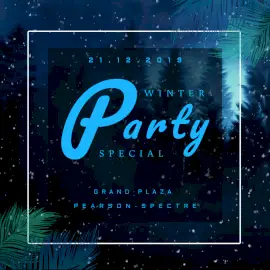 online Editable Winter Party Special Animated Design