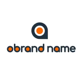 Online Editable Two Color Location Pin Hotel & Travel Logo