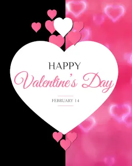 Online Editable Valentines Day Wishes Animated Design