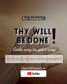 Online Editable Thy Will be Done Sunday Sermon Snippet