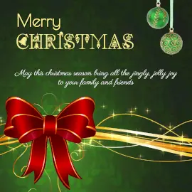 Online Editable Christmas Wish Fancy Font Animated Design