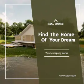 Online Editable Real Estate Home Property Animated Design