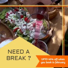 Online Editable Get Offer on Food Buffet Animated Design