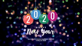 Online Editable Motivating New Year Wishes Animated Design