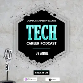 Online Editable Black & Blue Tech Career Podcast GIF