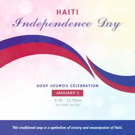 Online Editable Haiti Independence Day January 1 Social Media Post