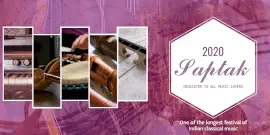 Online Editable Saptak Music Festival Twitter Post