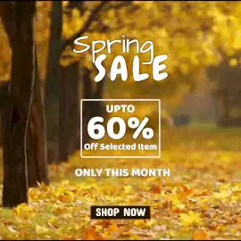 Online Editable Spring Sale Offer Animated Design