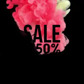 Online Editable Pink & Yellow Sale Offer Animated Design