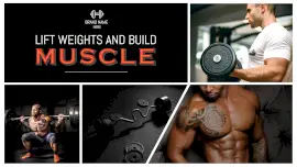 Online Editable Weight Lifting Equipment 4 Photo Collage