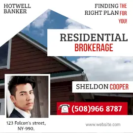 Online Editable Residential Brokerage Animated Design