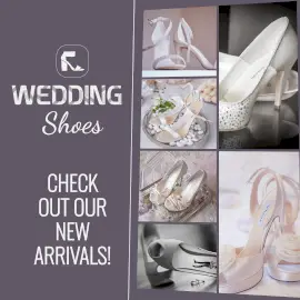 Online Editable Wedding Shoes for Bride 6 Grid Photo Collage