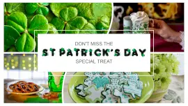 Online Editable Fancy Text S T Patrick's Day Party 4 Photo Collage
