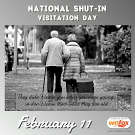 Online Editable National Shut-in Visitation Day Social Media Post