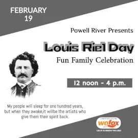 Online Editable Louis Riel Day February 19 Social Media Post
