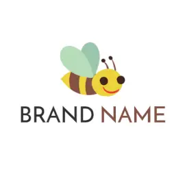 Online Editable Honeybee Animal & Pet Logo