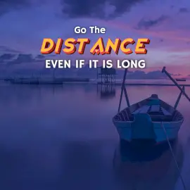 Online Editable Dark Blue Go the Distance CD Cover