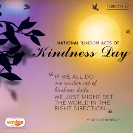 Online Editable National Random Acts Of Kindness Day February 17 Social Media Post